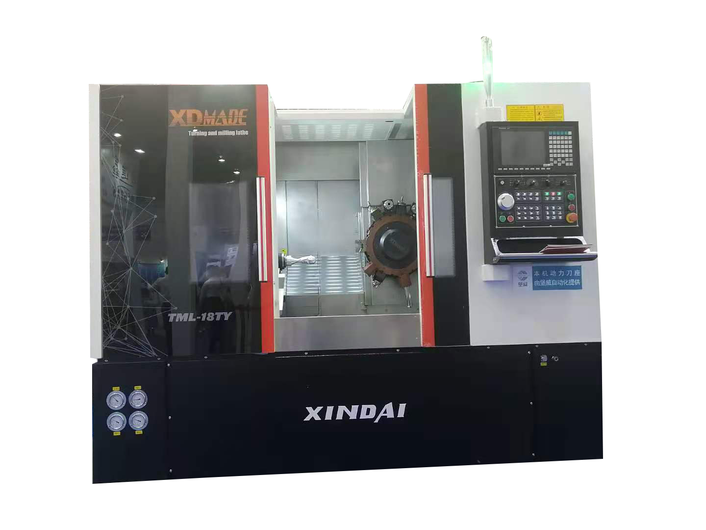 TML-18TY-B ( 台湾新代22TB plus) 动力刀塔车铣复合数控车床