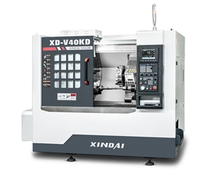 XD-V40KD（带动力头）动力刀塔尾顶机(新代系统)-—最大加工直径（盘类）400mm 最大加工长度400mm